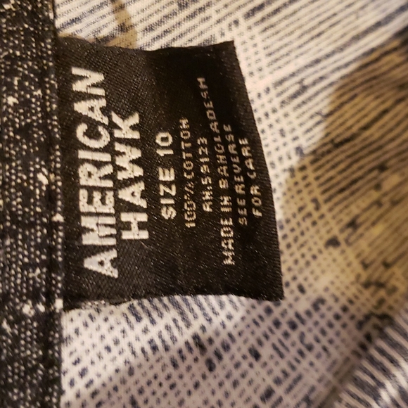 American Hawk Shirt Size 10 Boys - Picture 3 of 3